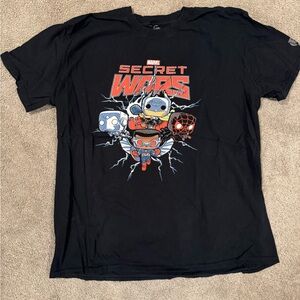 Funko Pop Marvel Collector's Corp Exclusive Secret Wars T-Shirt Men's Large
